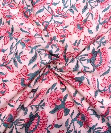 hand block printed fabric online